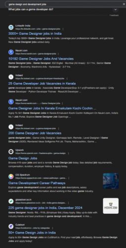 Game Design and Development internship jobs in Mangaluru